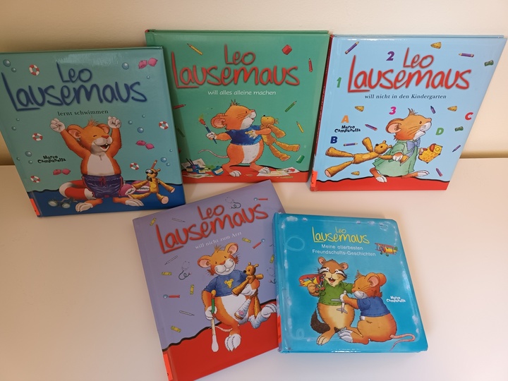 Auswahl an verschiedenen Leo Lausemaus Büchern